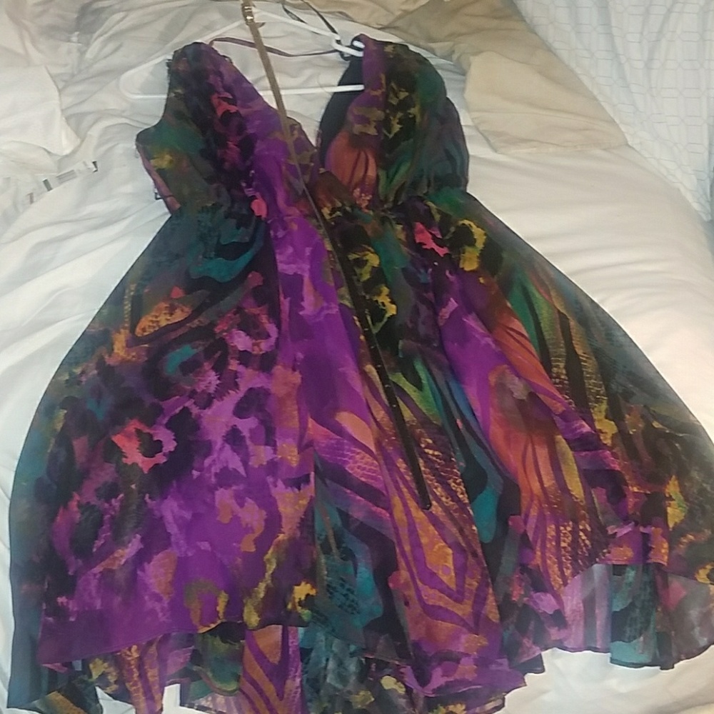 XOXO double V Dress
